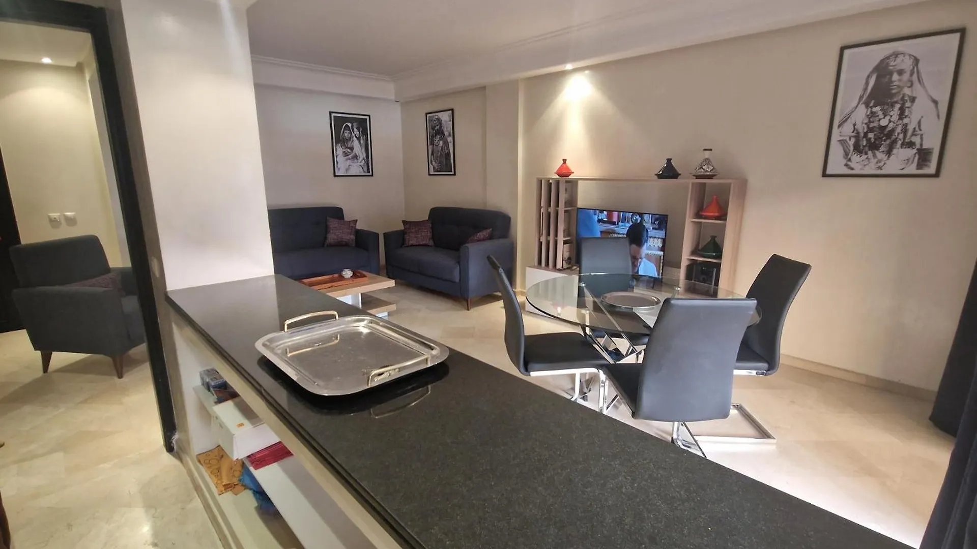 Appartement Carre D'Or Centre Marrakech 마라케시